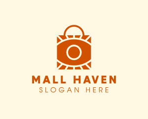 Eye Bag Shopping  logo design