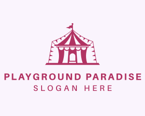 Circus Tent Playground logo design