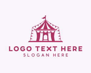 Fair - Circus Tent Playground logo design