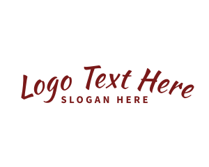 Handwriting - Cosmetics Store Wordmark logo design
