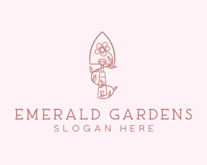 Landscaper Garden Trowel logo design