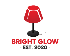 Lighting - Gradient Lampshade Light logo design