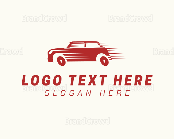 Red Fast Car Logo