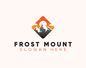 Travel Mountaineering Adventure logo design