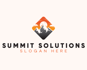 Mount - Travel Mountaineering Adventure logo design