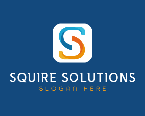 Digital Application Letter S  logo design