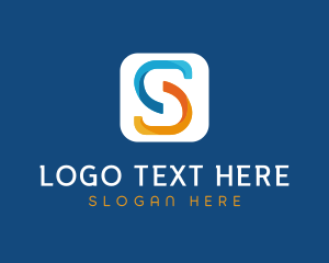 Web - Digital Application Letter S logo design