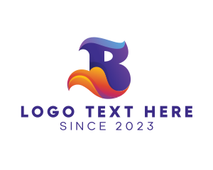 Animation - Professional Abstract Letter B logo design