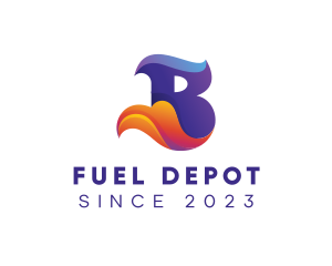 Petrol - Generic Flame Letter B logo design