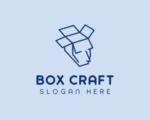 Box - Package Box Face logo design