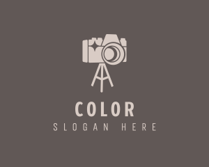 Tripod Camera Photography Logo