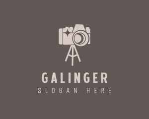 Tripod Camera Photography Logo