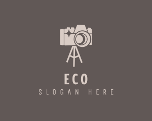 Photo Booth - Tripod Camera Photography logo design