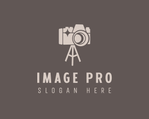 Imaging - Tripod Camera Photography logo design