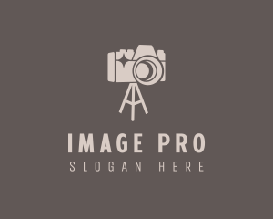 Tripod Camera Photography logo design