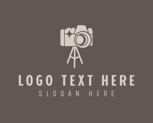 Tripod Camera Photography Logo