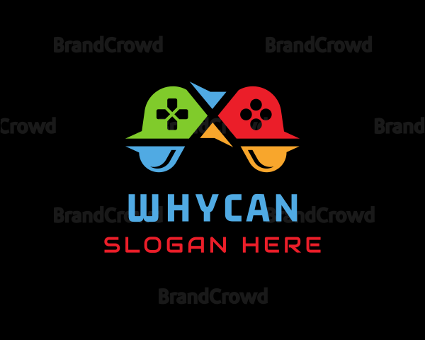 Colorful Game Controller Logo