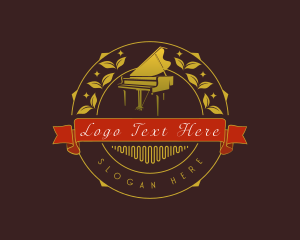 Musical Piano Recital Logo