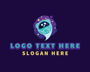 Fun - Space Robot Technology logo design