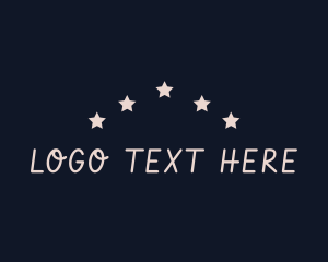 Typography - Minimalist Star Agency logo design