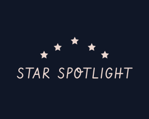 Minimalist Star Agency logo design