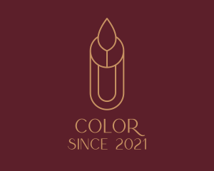 Golden - Aromatherapy Spa Candle logo design