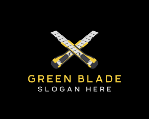 Blade Cutter Tool logo design