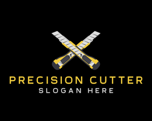 Blade Cutter Tool logo design