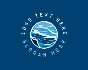 Sailing - Ocean Wave Sailing logo design