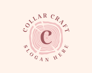 Wooden Organic Feminine Boutique logo design