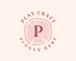 Wooden Organic Feminine Boutique logo design