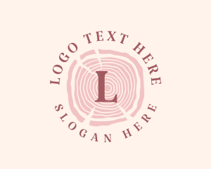 Wood - Wooden Organic Feminine Boutique logo design