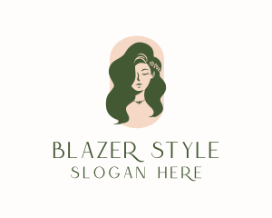 Organic Woman Beauty Babe logo design