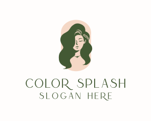 Organic Woman Beauty Babe logo design