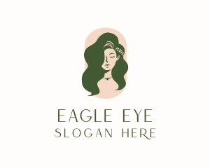 Organic Woman Beauty Babe logo design