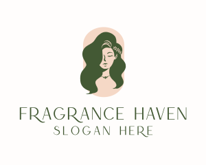 Organic Woman Beauty Babe logo design