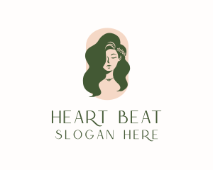 Organic Woman Beauty Babe logo design