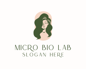 Organic Woman Beauty Babe logo design