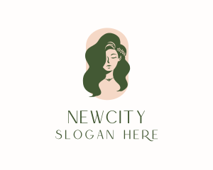 Organic Woman Beauty Babe logo design