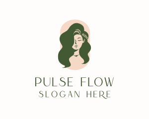 Organic Woman Beauty Babe logo design