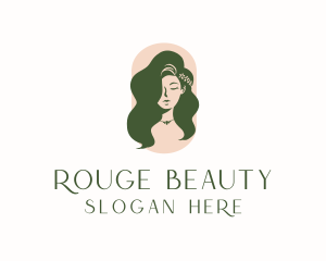 Organic Woman Beauty Babe logo design