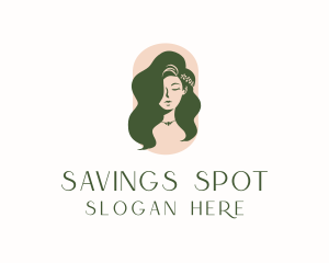 Organic Woman Beauty Babe logo design