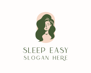 Organic Woman Beauty Babe logo design