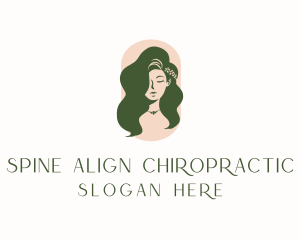 Organic Woman Beauty Babe logo design