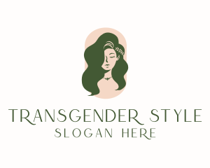 Organic Woman Beauty Babe logo design