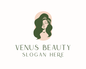 Organic Woman Beauty Babe logo design