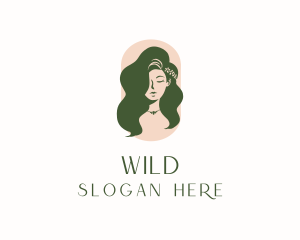 Organic Woman Beauty Babe logo design