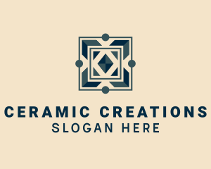 Ceramic - Square Tile Flooring logo design