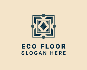 Linoleum - Square Tile Flooring logo design