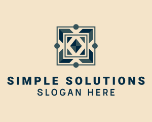 Basic - Square Tile Flooring logo design